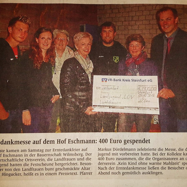 Erntedankmesse